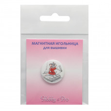 ИГ-15 Магнитная игольница 'Мышка с книжкой' 25*3мм Hobby&Pro