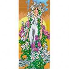 2216J ORCHIDEA Канва с нанесенным рисунком 25х51 см