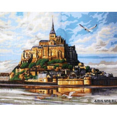 9880.0142.0442 Канва с рисунком Royal Paris 'Замок' 45*60 см