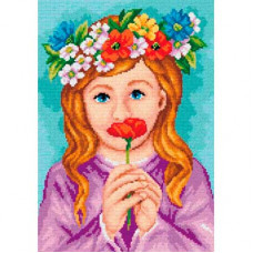 2507J ORCHIDEA Канва с нанесенным рисунком 30х40 см
